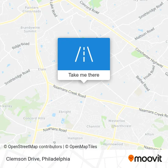 Clemson Drive map
