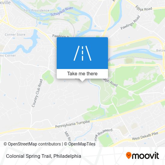 Colonial Spring Trail map