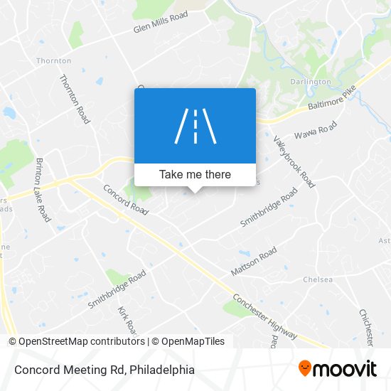 Concord Meeting Rd map