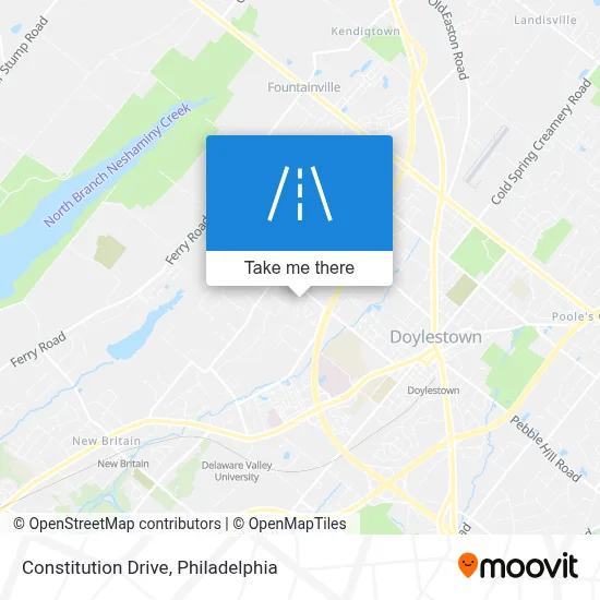 Constitution Drive map