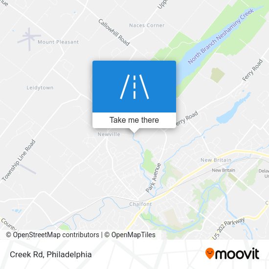 Mapa de Creek Rd