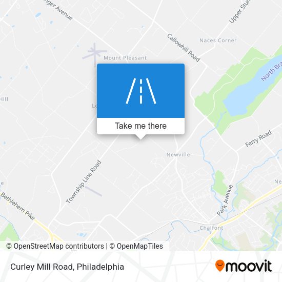 Curley Mill Road map