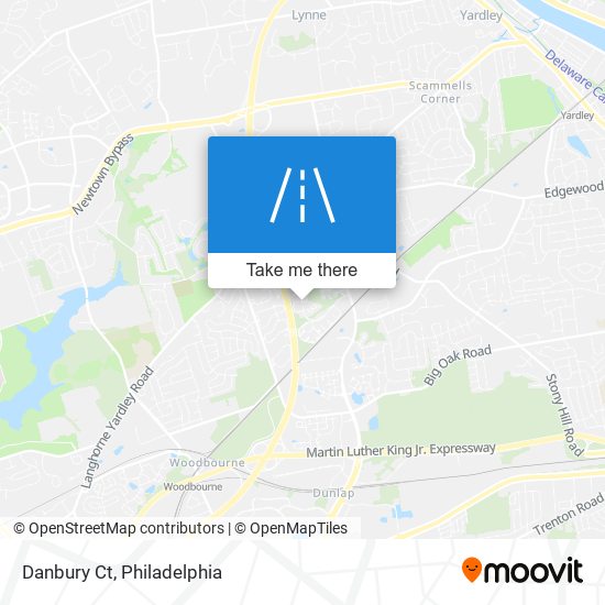 Mapa de Danbury Ct
