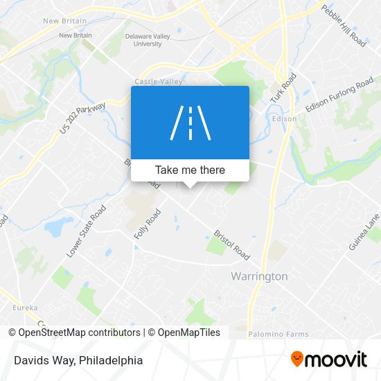 Mapa de Davids Way