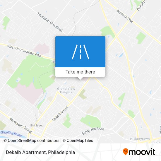 Dekalb Apartment map