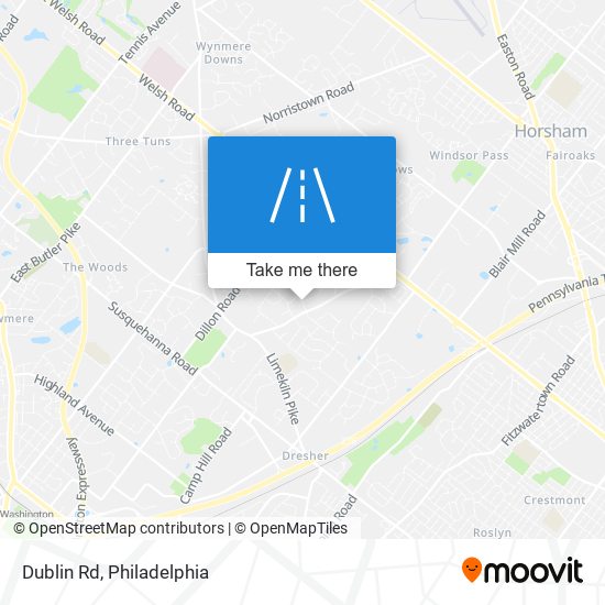 Dublin Rd map