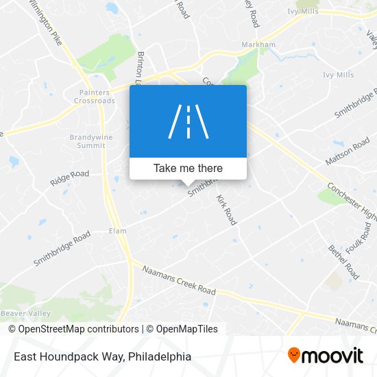 East Houndpack Way map