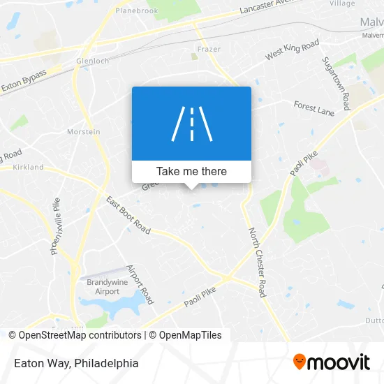 Eaton Way map