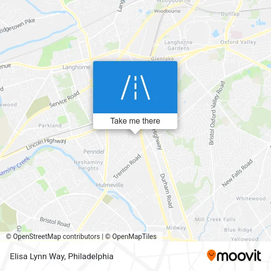 Elisa Lynn Way map