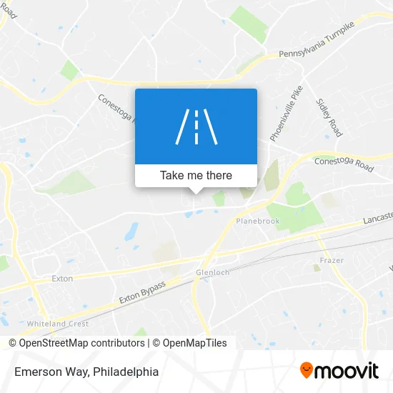 Emerson Way map
