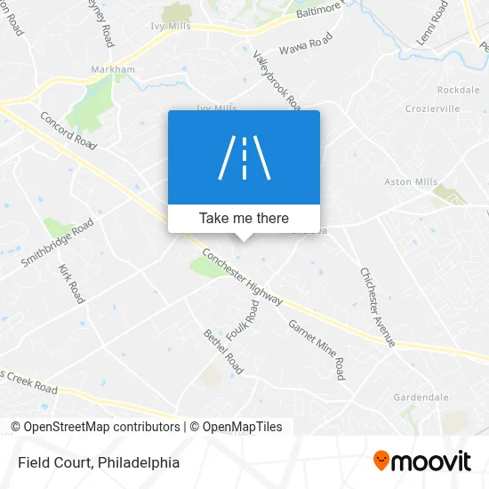 Field Court map