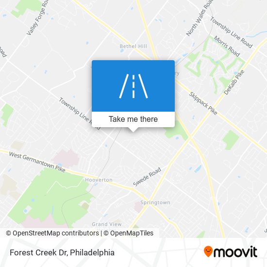 Mapa de Forest Creek Dr