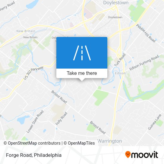 Mapa de Forge Road