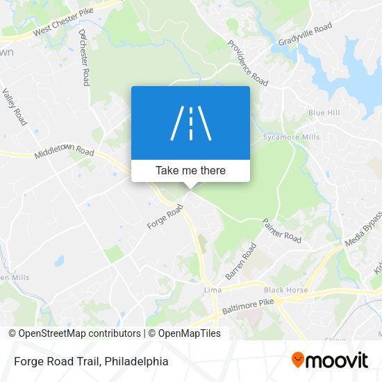 Mapa de Forge Road Trail