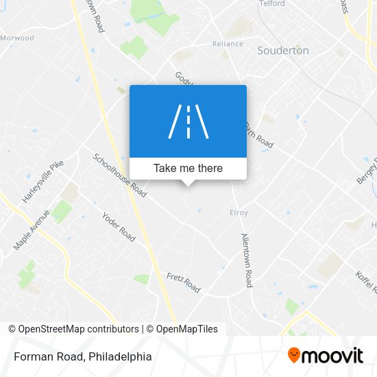 Mapa de Forman Road