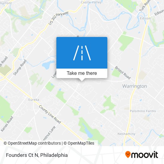 Mapa de Founders Ct N
