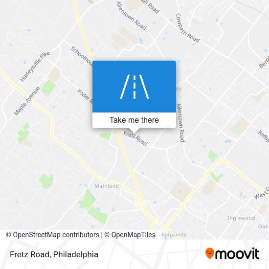 Mapa de Fretz Road