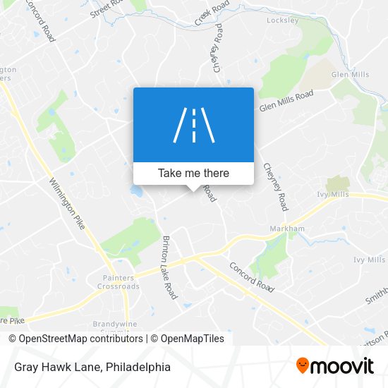 Mapa de Gray Hawk Lane