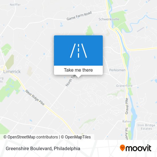 Mapa de Greenshire Boulevard