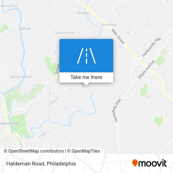 Mapa de Haldeman Road
