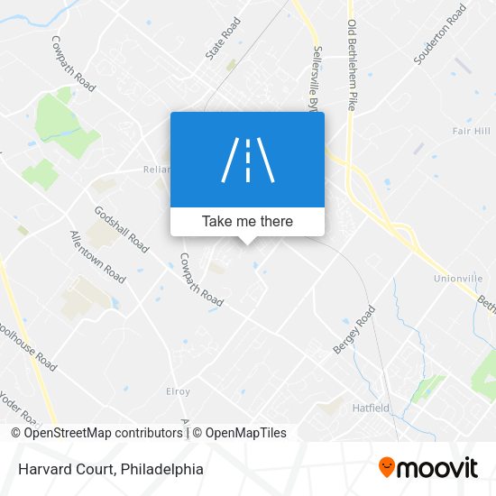 Harvard Court map