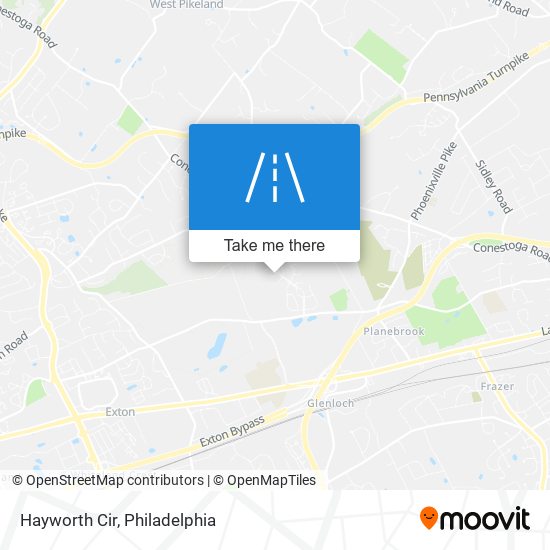 Mapa de Hayworth Cir
