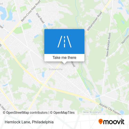 Mapa de Hemlock Lane