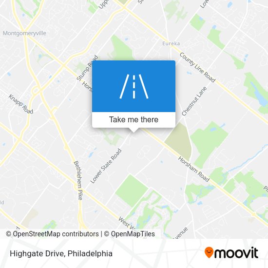 Mapa de Highgate Drive