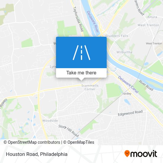 Mapa de Houston Road