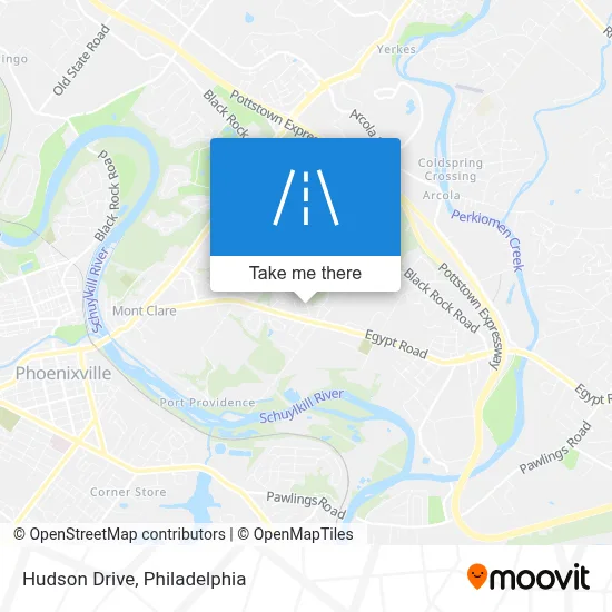 Hudson Drive map