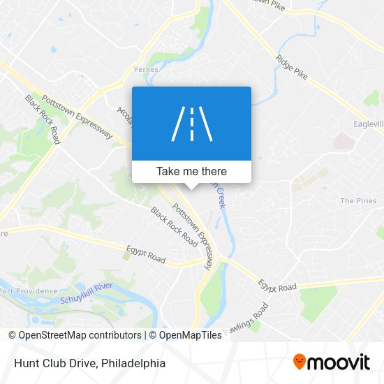 Hunt Club Drive map