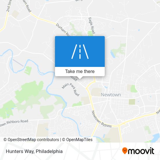 Mapa de Hunters Way
