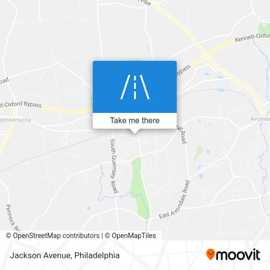 Mapa de Jackson Avenue