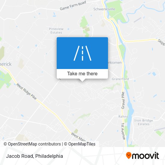 Mapa de Jacob Road