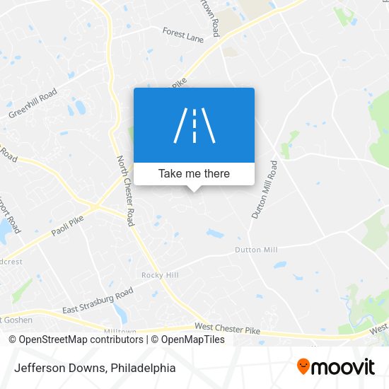 Jefferson Downs map