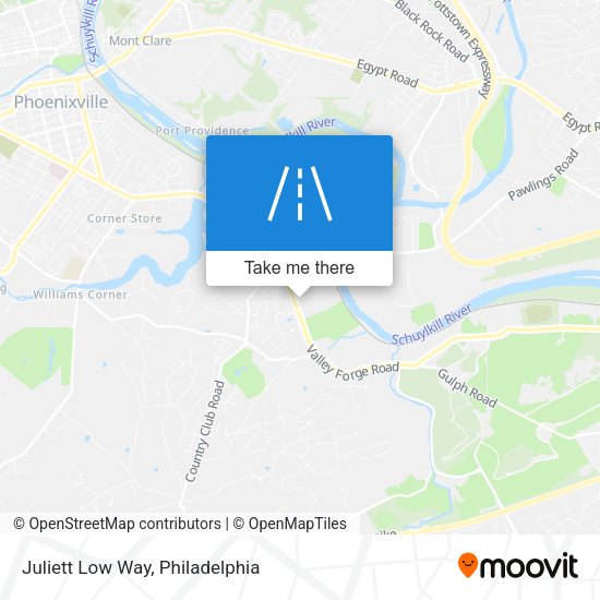 Juliett Low Way map