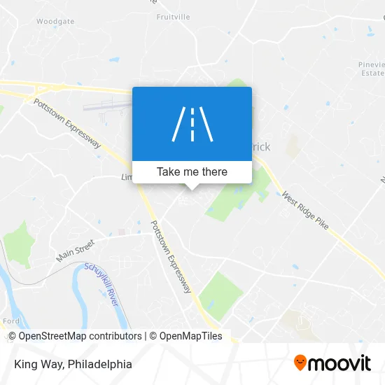 King Way map