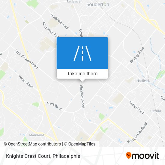 Knights Crest Court map