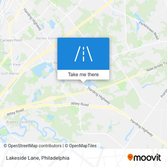 Mapa de Lakeside Lane