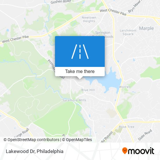 Mapa de Lakewood Dr