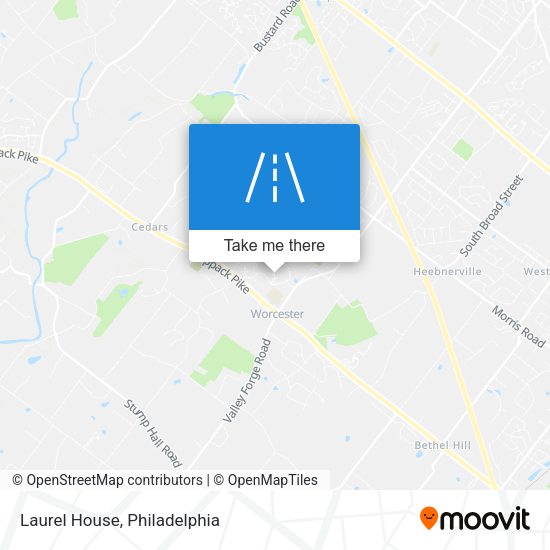 Mapa de Laurel House