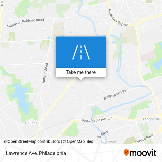 Mapa de Lawrence Ave