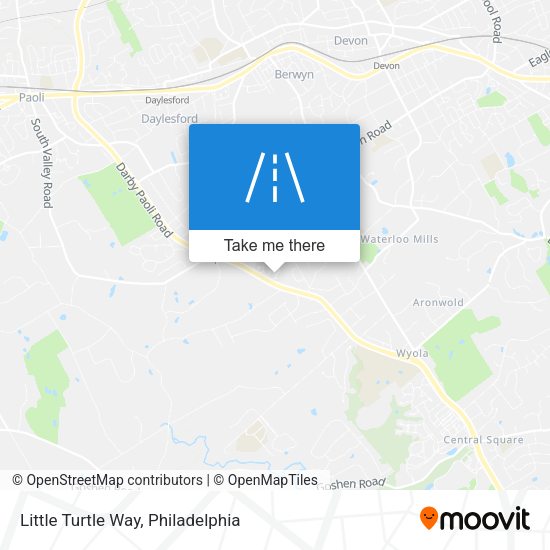 Mapa de Little Turtle Way