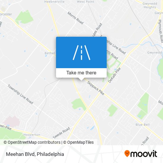 Mapa de Meehan Blvd