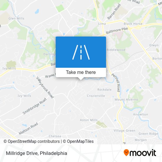 Mapa de Millridge Drive