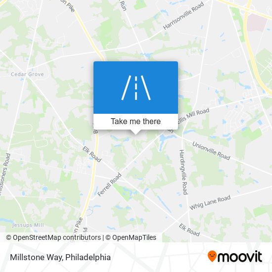 Mapa de Millstone Way