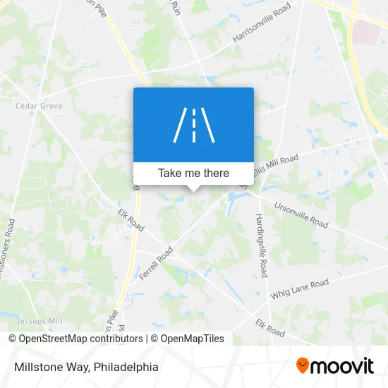 Millstone Way map
