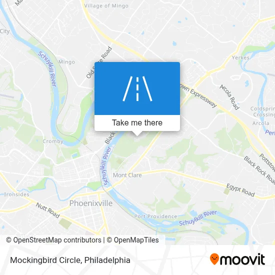Mockingbird Circle map