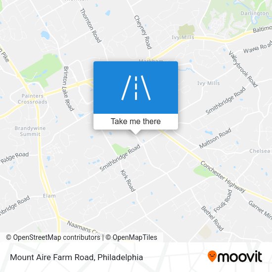 Mapa de Mount Aire Farm Road