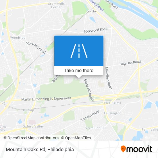 Mapa de Mountain Oaks Rd
